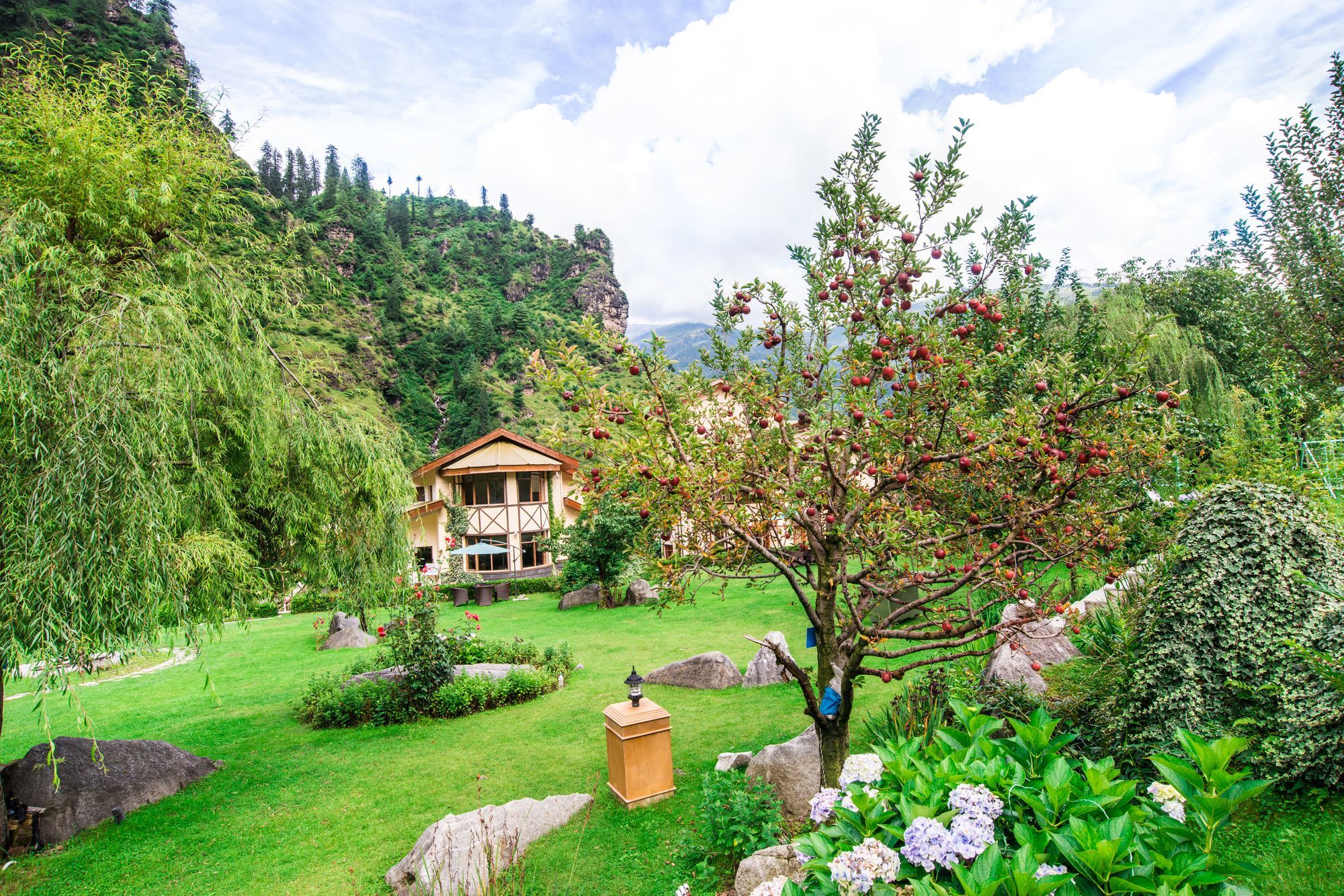 Solang Valley Resort Palchān Eksteriør bilde